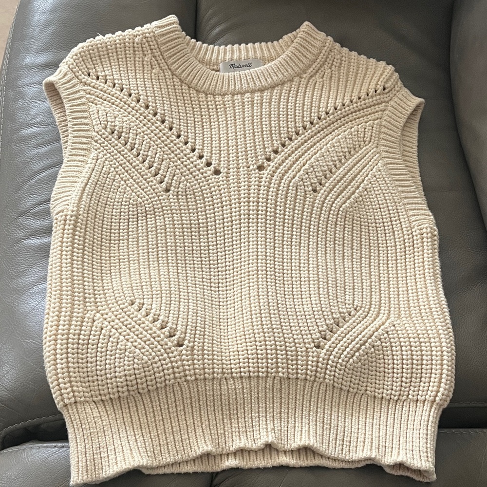 Madewell knitted vest